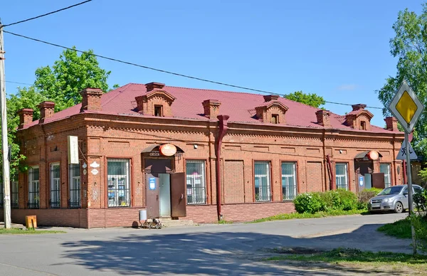 Poshekhonje Rusia Mayo 2018 Edificio Comercial Antigua Tienda Del Comerciante — Foto de Stock