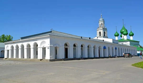 Poshekhonje Rússia Maio 2018 Edifício Leste Shoppings 1830 Anos Região — Fotografia de Stock