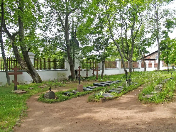 Territoire de l'ancien cimetière fraternel. Valaam Spaso-Preobrazhensky — Photo