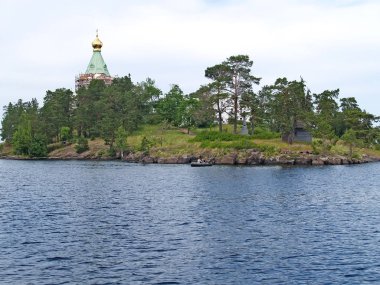 Nikolsky Manastırı stavropigialny Manastırı Valaam Spaso-Preobrazhenskoye. Karelya