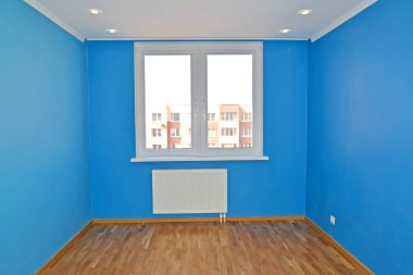 Oturma odasının iç penceresi