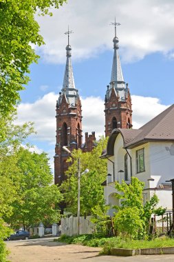 İsa'nın Kutsal Kalp (1910) bir kilisenin görünümü. Rybinsk, Yaroslavl bölgesi
