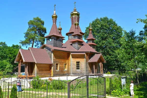 De tempel ter ere van St. rechtschapen Jan van Kronstadt. Slavsk, regio Kaliningrad — Stockfoto