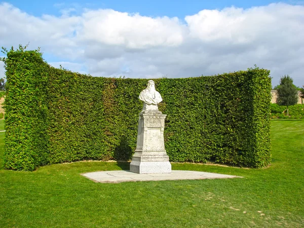 列奥纳多·达·芬奇在安布阿兹的纪念碑法国 — 图库照片