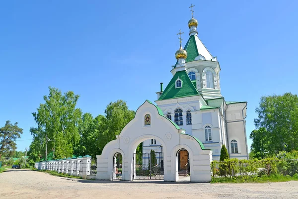 Церковь Иверской Иконы Божией Матери Солнечный День Рыбинск Ярославская Область — стоковое фото