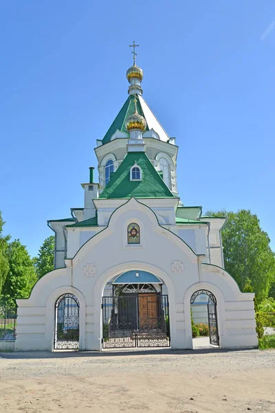 夏日的圣母伊法斯克伊康教堂 Yaroslavl地区Rybinsk — 图库照片