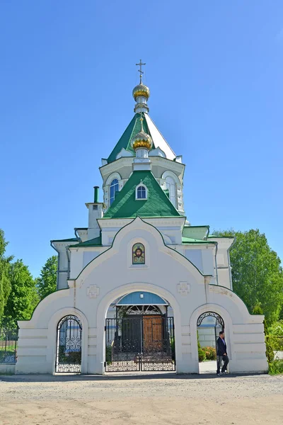 Rybinsk Rusia Mayo 2018 Una Vista Iglesia Del Iverskaya Icono — Foto de Stock