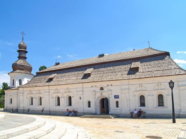 KIEV, UKRAINE - 26 Haziran 2007: St. John Kilisesi İlahiyat Fakültesi. Aziz Michael Kilisesi Manastırı