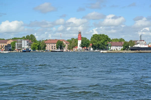 View Sea Boulevard Baltic Strait Baltiysk Kaliningrad Region — Stock Photo, Image