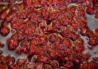 Ev yapımı ahududu reçeli. Arkaplan