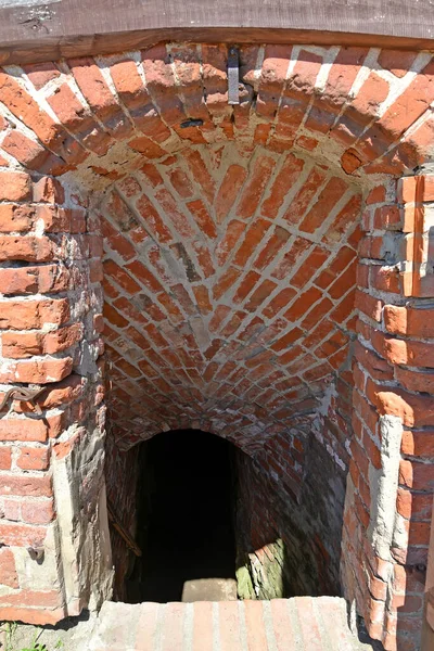 Entrance Dungeon Shaaken Castle Xiii Century Kaliningrad Region — Stock Photo, Image