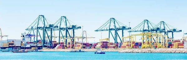 Containerterminal Haven — Stockfoto