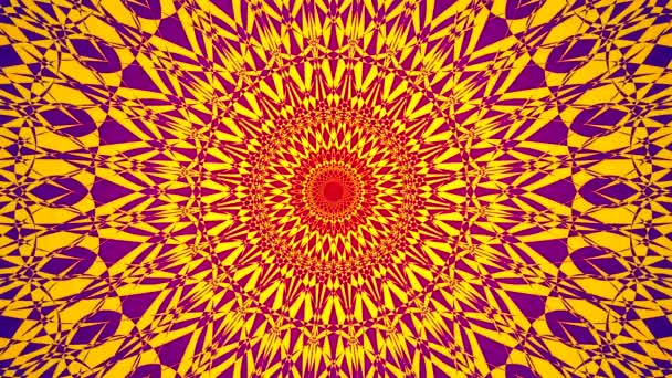 Mandala Diaporama Collection Mandalas Symbole Spirituel Ornement Circulaire Art Vidéo — Video