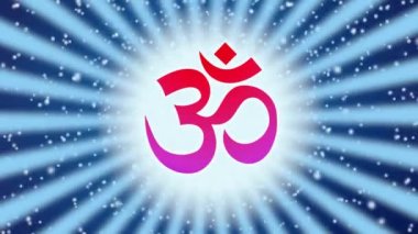 Merkezinde Aum / Om ile mandala dönen