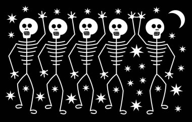 Renkli karelerin çizgi film balığı. Çocuk çizimi. Logo, vektör sanatı grafiği.