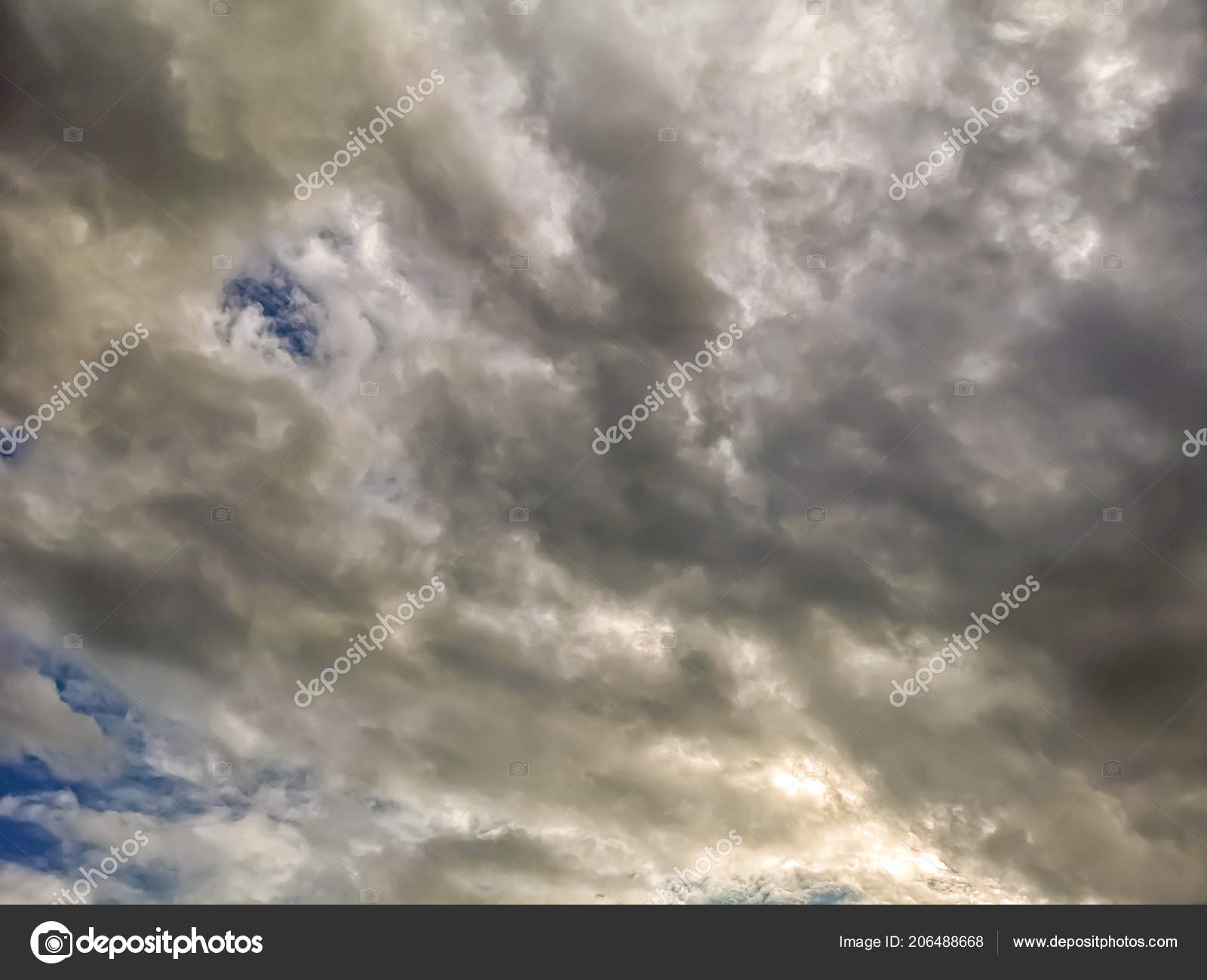 Blue Sky Cloudy Day Background Stock Photo C Atthapols