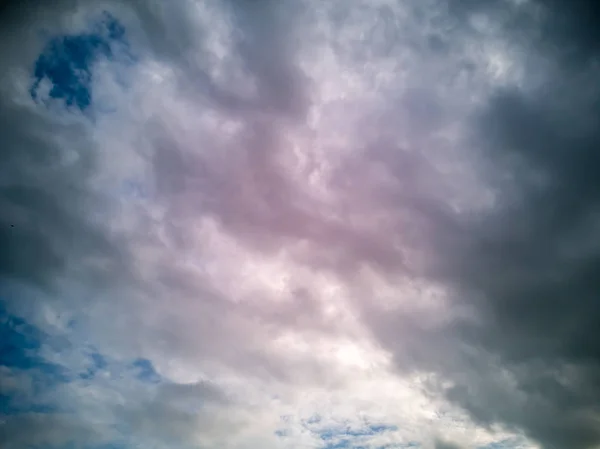 Cielo Azul Fondo Nublado Día — Foto de Stock