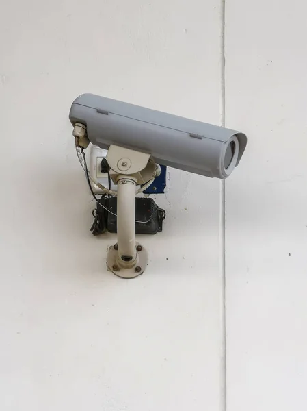 Cctv Security Video Camera Wall Protection — Stock Photo, Image