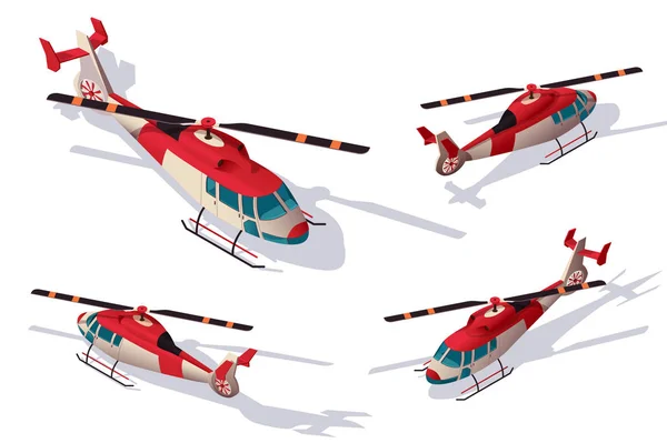 Set rescue helicopter for transportation, support delivery by air.