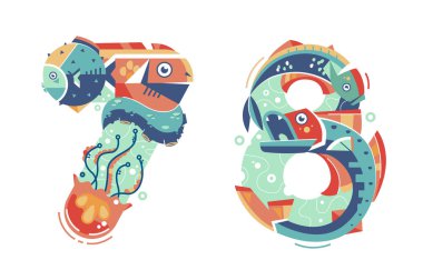 Yedi, altı ve yetmiş altı yaz okyanus mevsimsel numaraları.