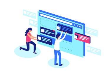 Web tasarımcılar ekibi oluşturmak Web sayfa tasarımı