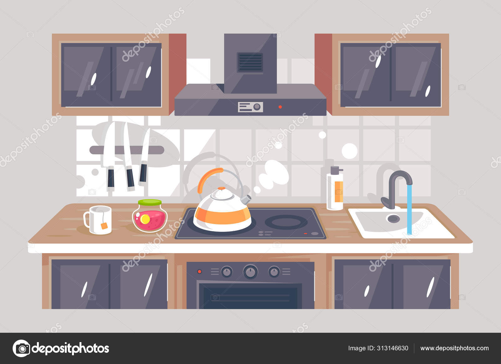 Dibujos animados de aparato de cocina fotos de stock, imágenes de Dibujos  animados de aparato de cocina sin royalties | Depositphotos