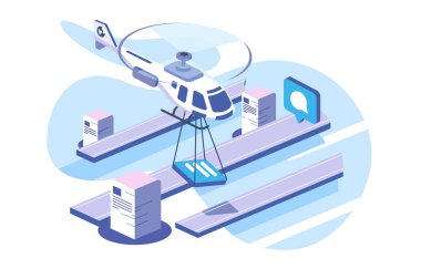 Teslimat belgeleri veri helikopter