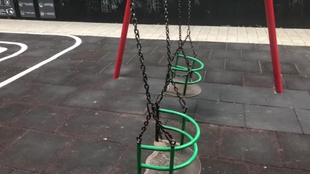 Playground Toys Swings — Stock Video