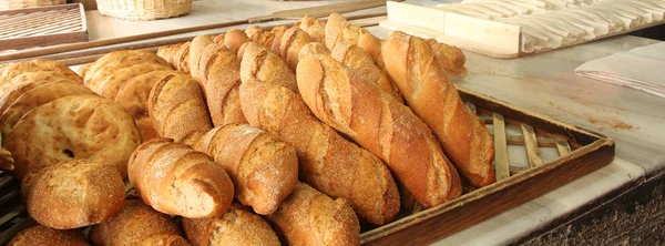 Brot Ofen Gebacken — Stockfoto