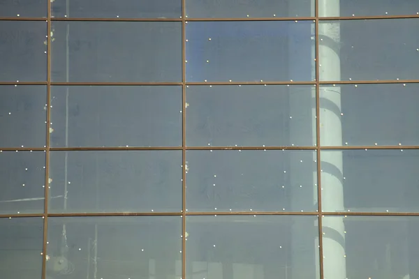 Außenfassade Glaswand — Stockfoto