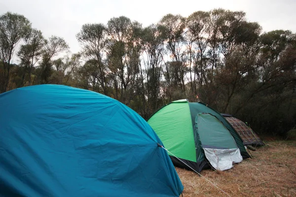 Acampamento Tenda Natureza — Fotografia de Stock