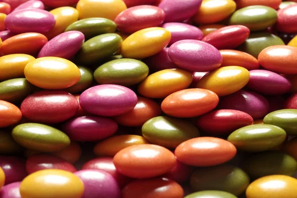 Kolorowe Cukierki Czekoladowe Tło — Zdjęcie stockowe