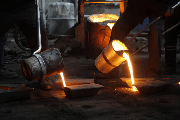 Liquid Molten Steel Industry 