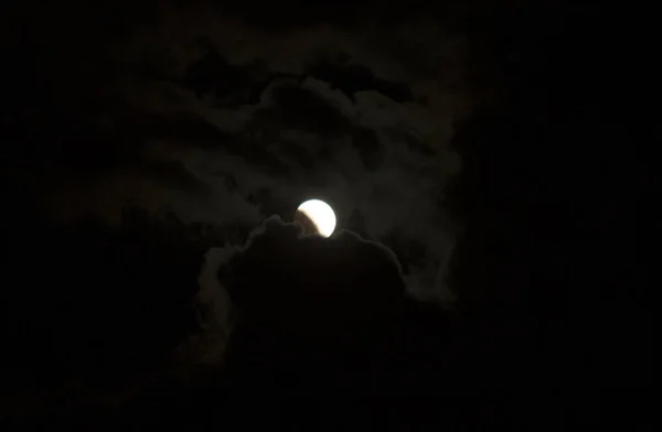 Lune Sang Éclipse Lunaire 2018 — Photo