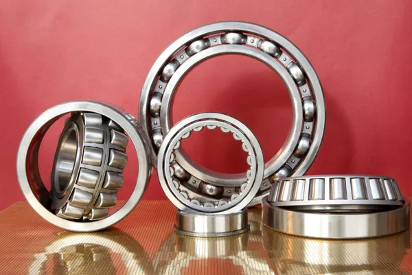 New Ball Bearings Background — Stock Photo, Image