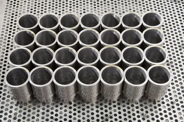 New Stainless Steel Pipes — Stock Photo, Image