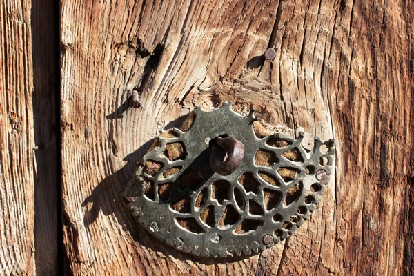 Oude Houten Deur Landelijk Gebied — Stockfoto