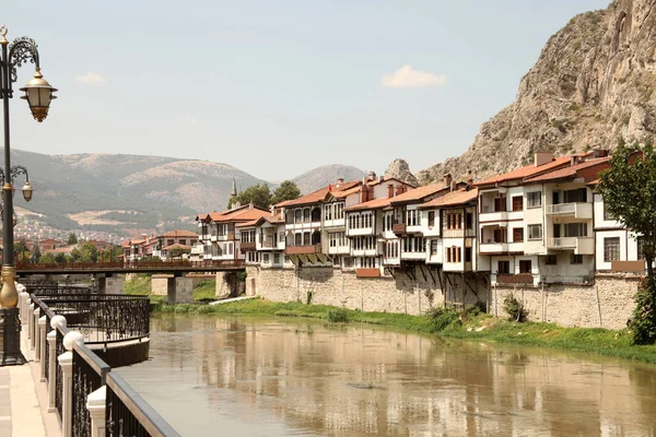 Amasya Міста Yesilirmak Подання — стокове фото