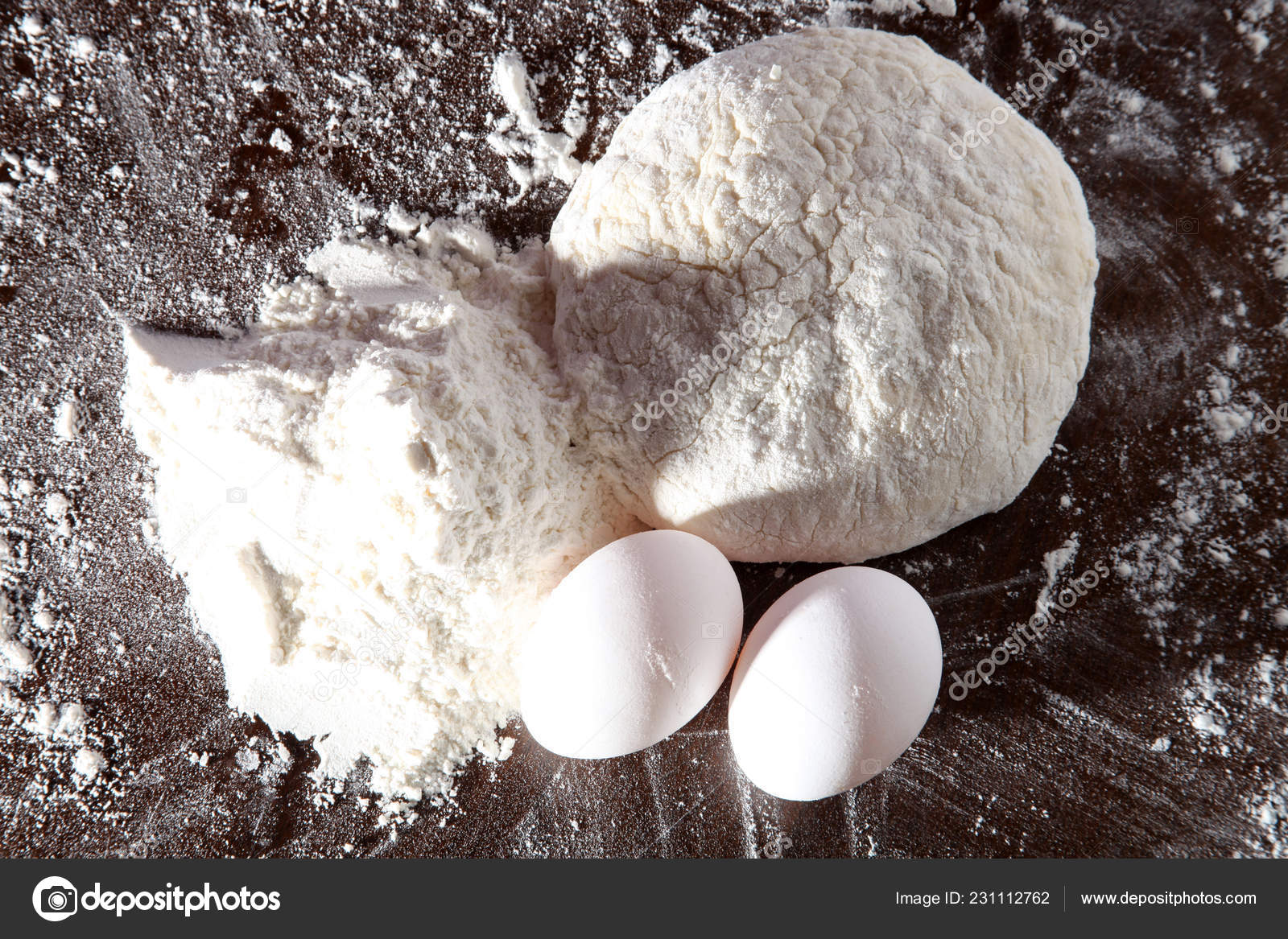 Fresh Raw Bread Dough — Stock Photo © reflex_safak 231112762