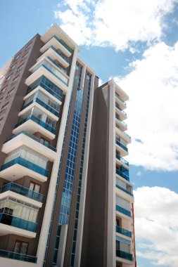 Modern apartman ve balkon