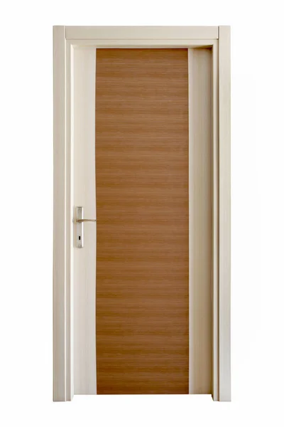 Porta Interior Madeira Moderna — Fotografia de Stock