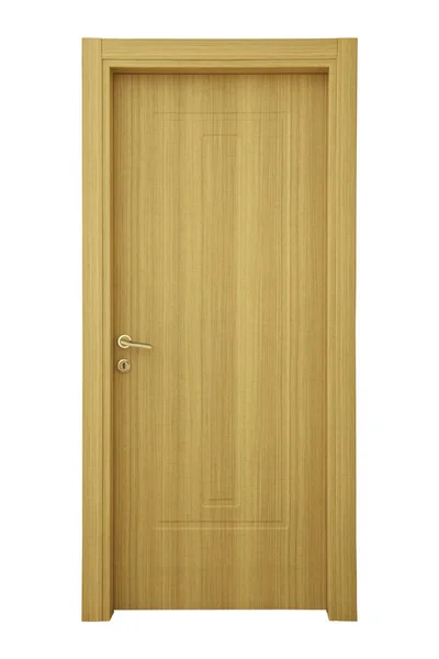 Moderna Porta Interna Legno — Foto Stock