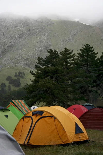 Camp Tente Été Traditionnel — Photo