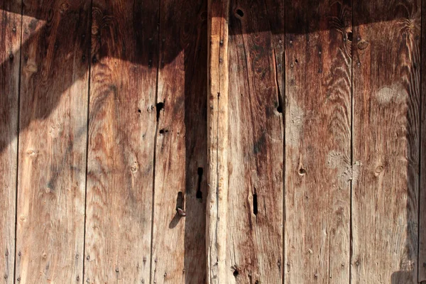 Old Weathered Wooden Door — Stock Photo, Image
