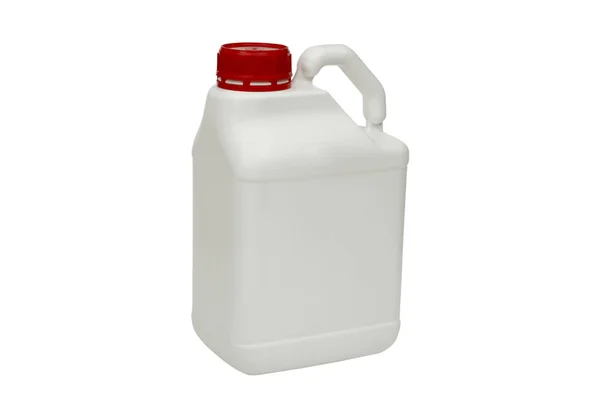 Πλαστικό Μπουκάλι Λευκό Φόντο — Φωτογραφία Αρχείου