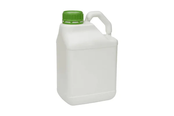 Πλαστικό Μπουκάλι Λευκό Φόντο — Φωτογραφία Αρχείου