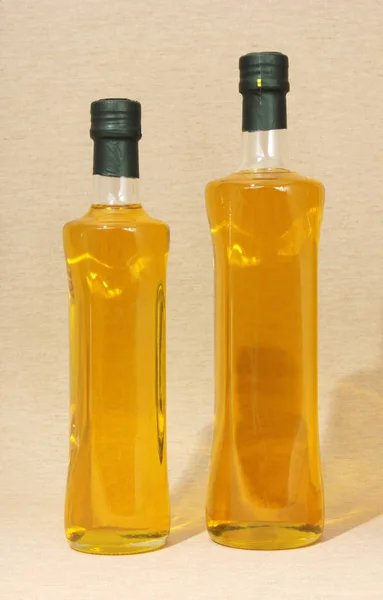 Organic Olive Oil Bottles — Stock Photo, Image