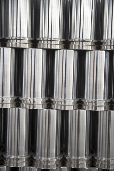 New Group Metal Tubes — Stock Photo, Image