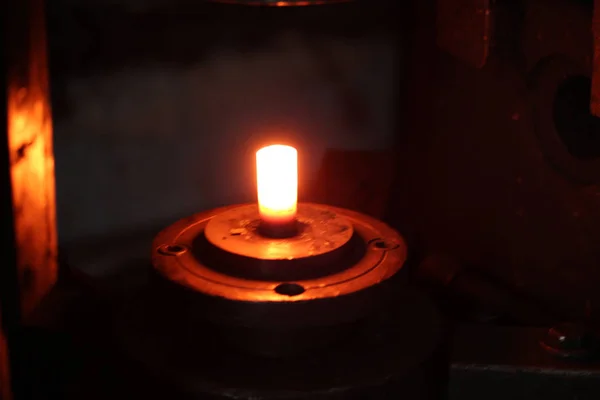 Döküm Fabrikasında Sıcak Demir — Stok fotoğraf