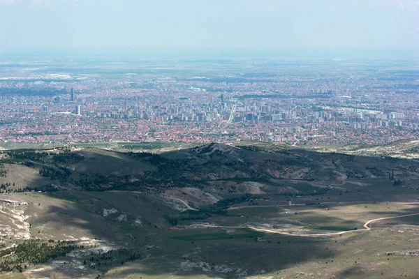 Utsikt Över Konya Stad Från Kullarna — Stockfoto